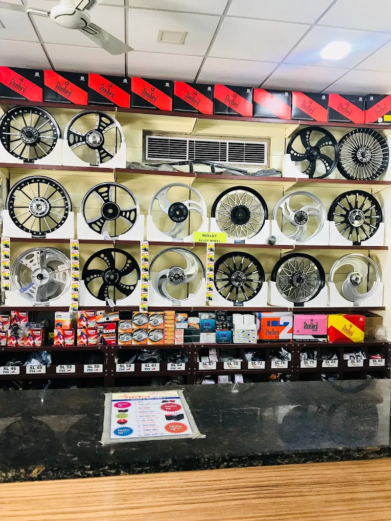 Alloy wheels display